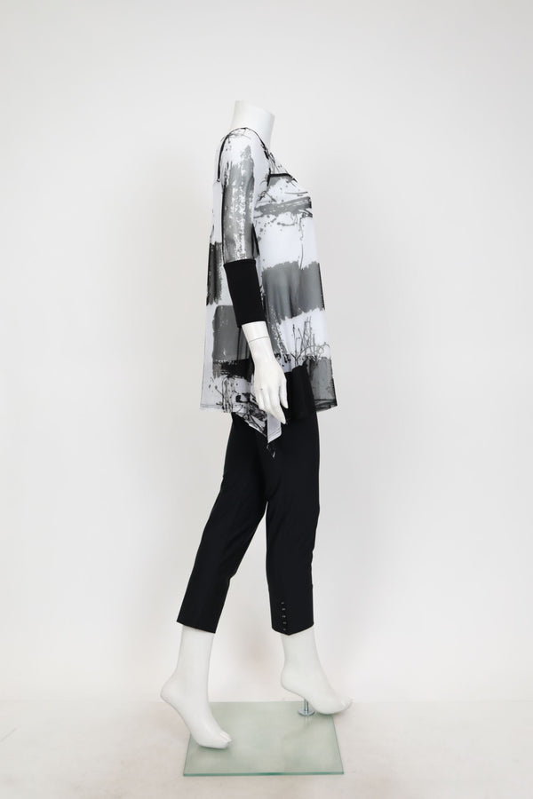 IC COLLECTION Top- 7287T - BLACK