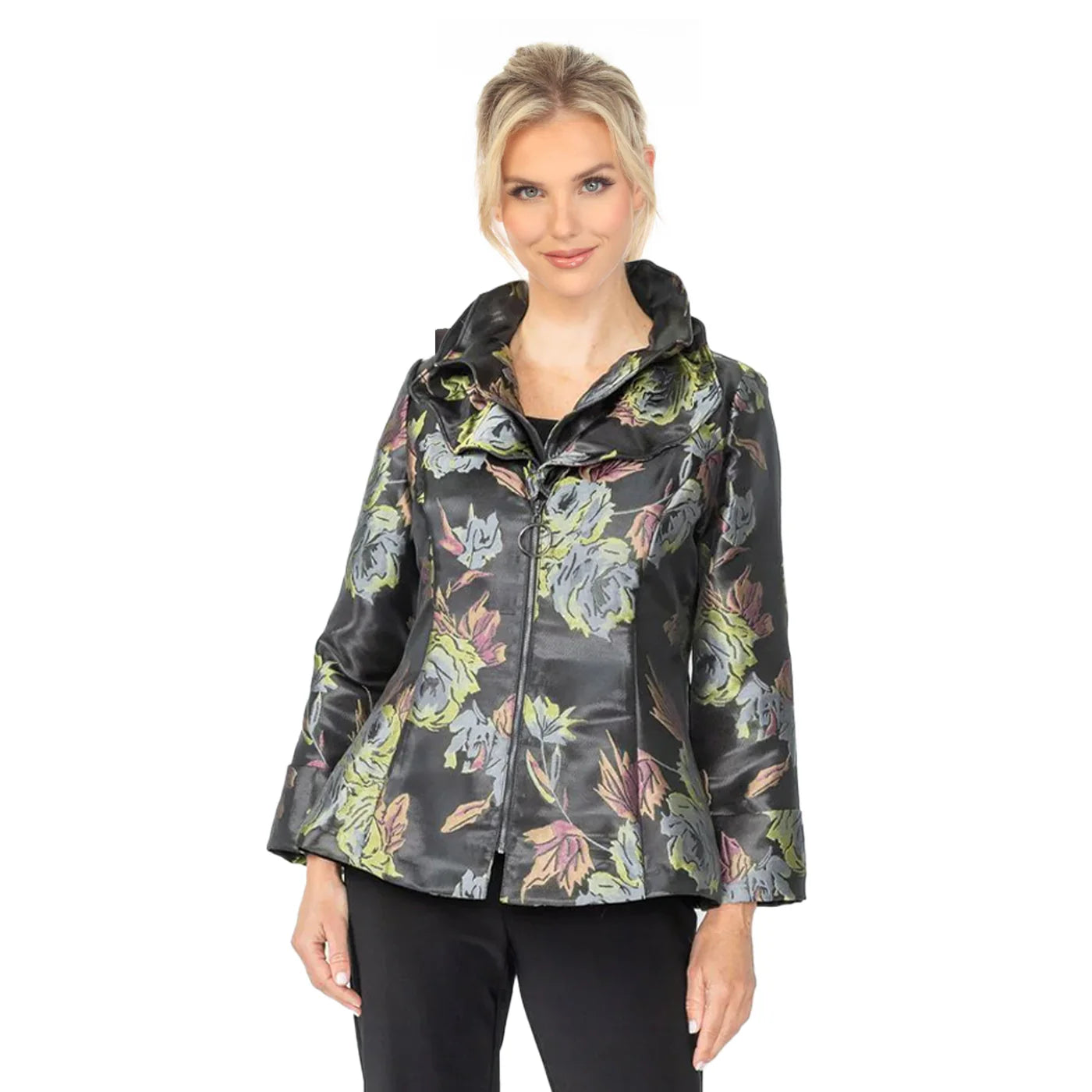IC COLLECTION Jacket - 6637J - BLACK