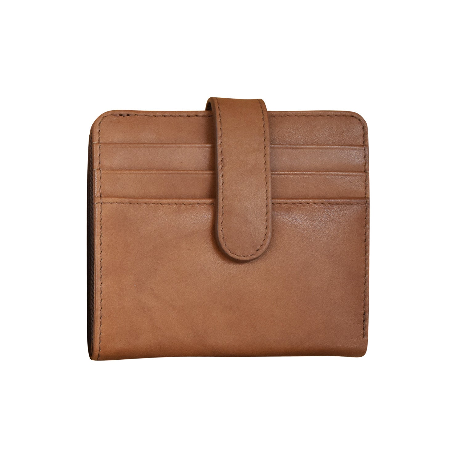ili New York - SMALL BIFOLD WALLET - 7301 - Antique Saddle