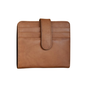ili New York - SMALL BIFOLD WALLET - 7301 - Antique Saddle