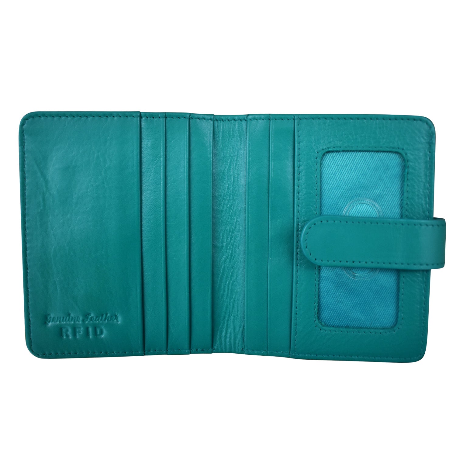 ili New York - SMALL BIFOLD WALLET - 7301 - Aqua