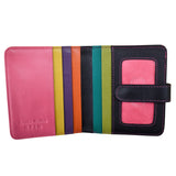 ili New York - SMALL BIFOLD WALLET - 7301 - Black Brights