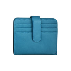 ili New York - SMALL BIFOLD WALLET - 7301 - Jeans Blue