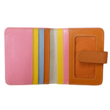 ili New York - SMALL BIFOLD WALLET - 7301 - Pink Rainbow