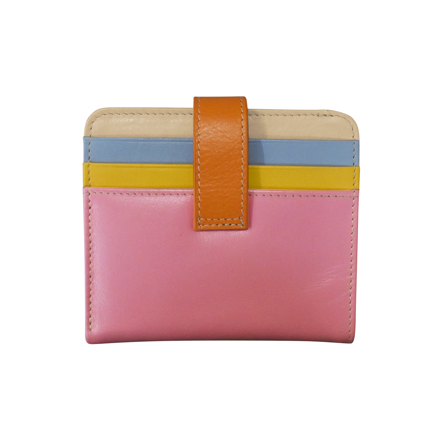 ili New York - SMALL BIFOLD WALLET - 7301 - Pink Rainbow