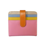 ili New York - SMALL BIFOLD WALLET - 7301 - Pink Rainbow