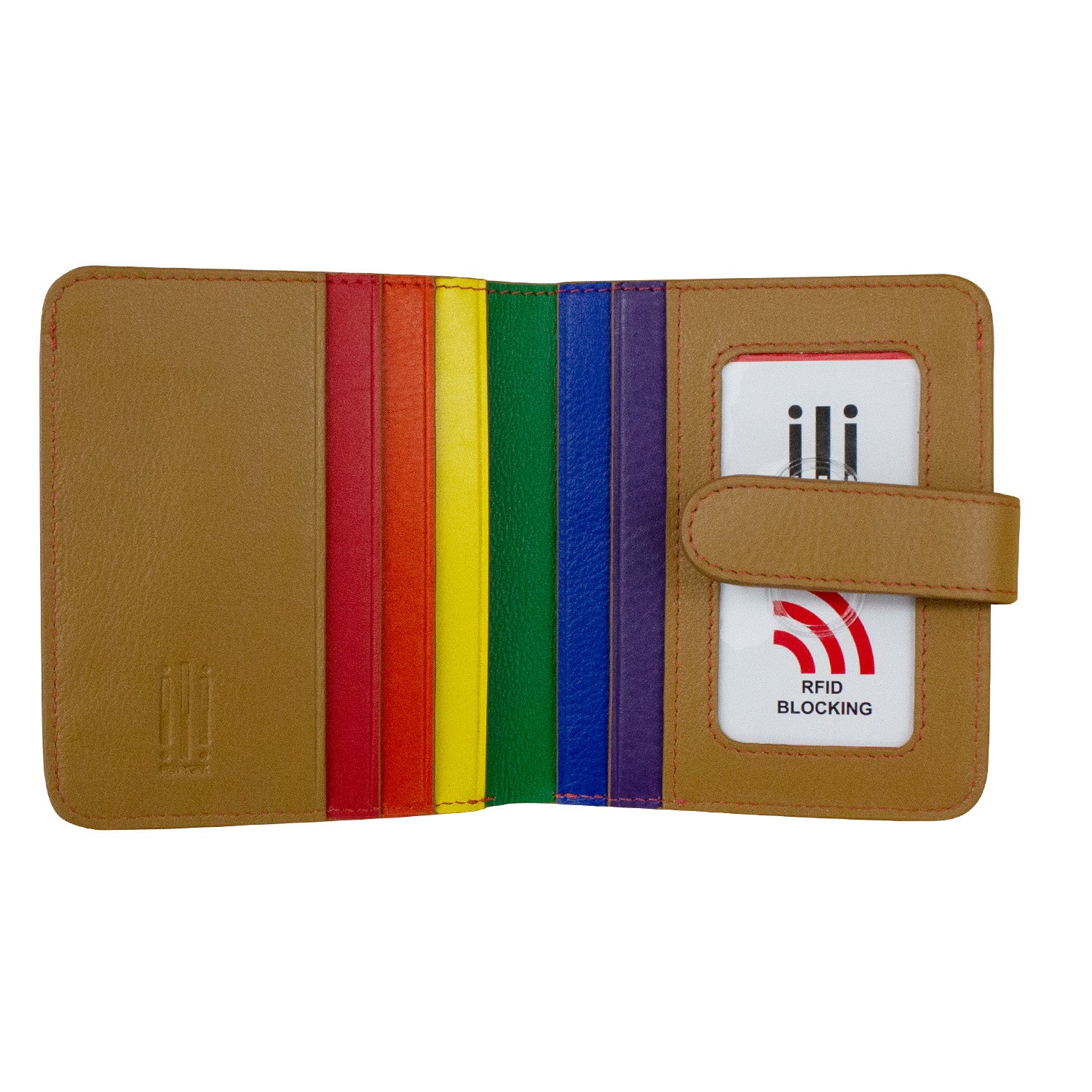 ili New York - SMALL BIFOLD WALLET - 7301 - Rainbow Multi