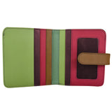 ili New York - SMALL BIFOLD WALLET - 7301 - Sage Multi