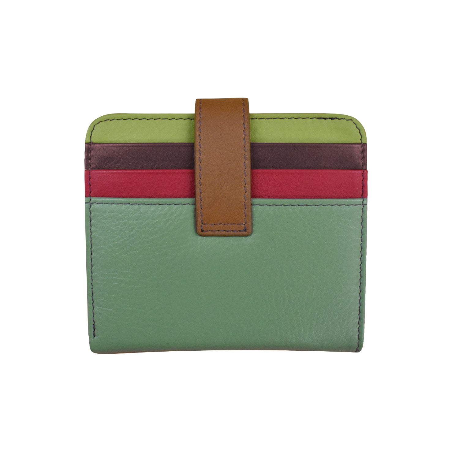ili New York - SMALL BIFOLD WALLET - 7301 - Sage Multi