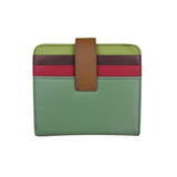 ili New York - SMALL BIFOLD WALLET - 7301 - Sage Multi