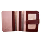 ili New York - SMALL BIFOLD WALLET - 7301 - Wine