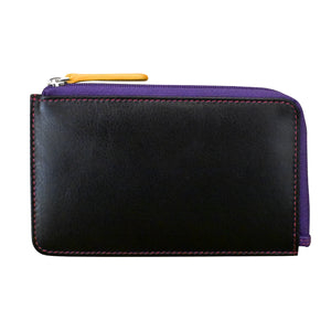 ili New York - FLAT CARD CASE - 7311 - Black Brights
