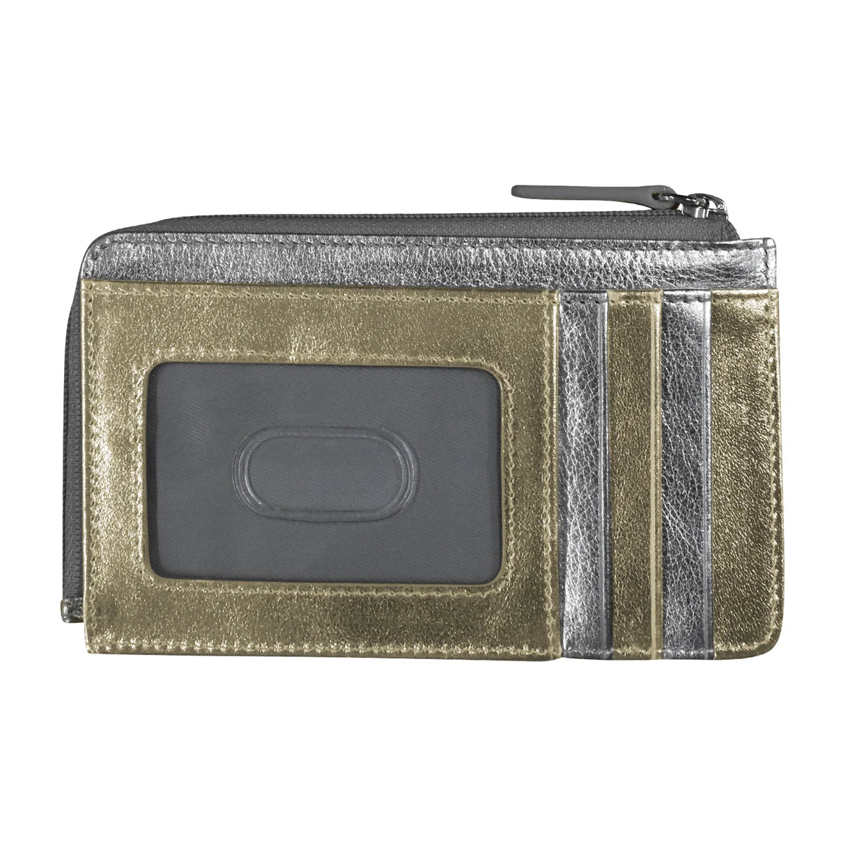 ili New York - FLAT CARD CASE - 7311 - Silver Light Gold