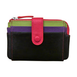 ili New York - SMALL CARD HOLDER PURSE - 7312 - Black Brights