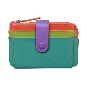 ili New York - SMALL CARD HOLDER PURSE - 7312 - Palm Beach