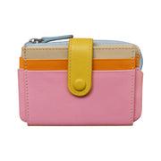 ili New York - SMALL CARD HOLDER PURSE - 7312 - Pink Rainbow