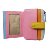 ili New York - SMALL CARD HOLDER PURSE - 7312 - Pink Rainbow