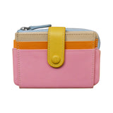 ili New York - SMALL CARD HOLDER PURSE - 7312 - Pink Rainbow