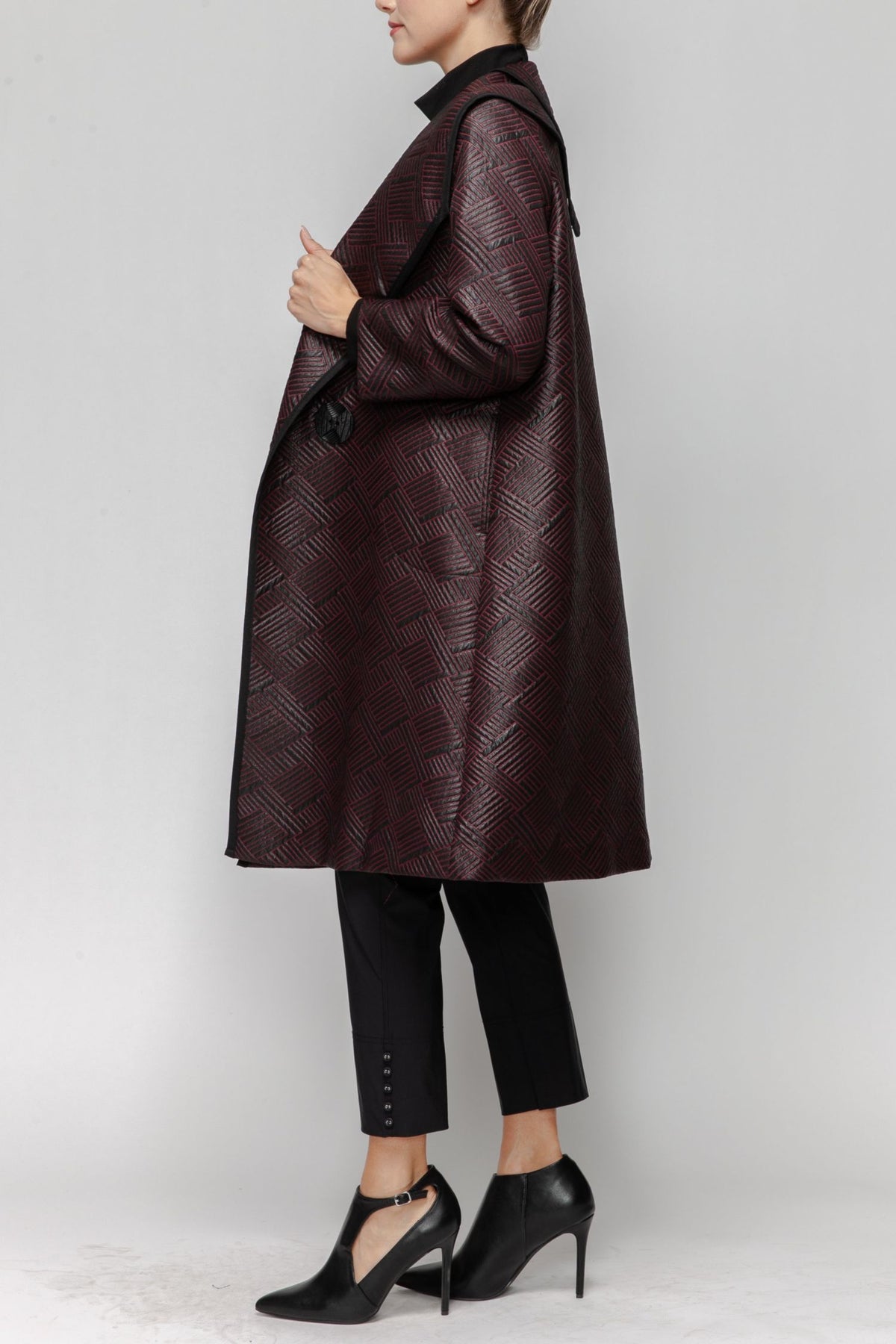 IC COLLECTION Jacket - 7343J - BLACK