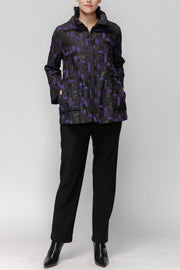IC COLLECTION Jacket - 7353J - PURPLE