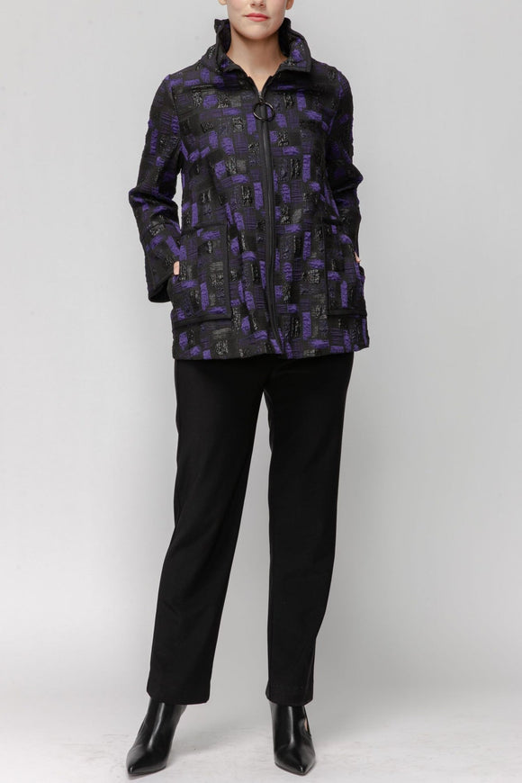 IC COLLECTION Jacket - 7353J - PURPLE