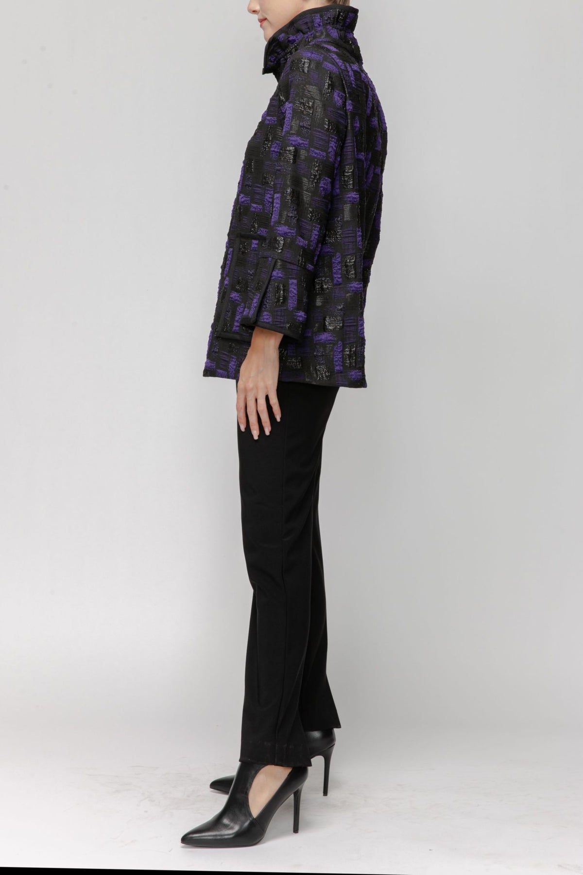 IC COLLECTION Jacket - 7353J - PURPLE