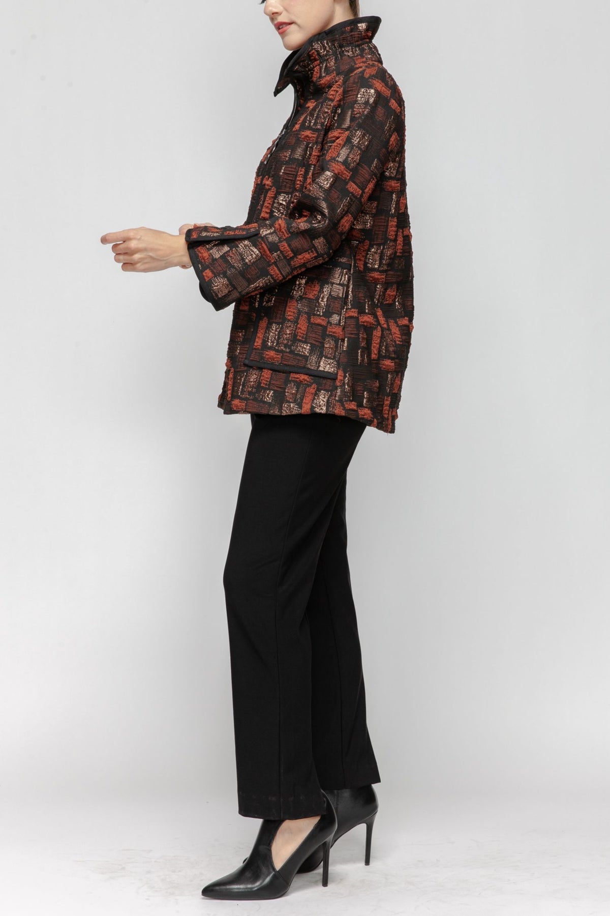IC COLLECTION Jacket - 7353J - RUST