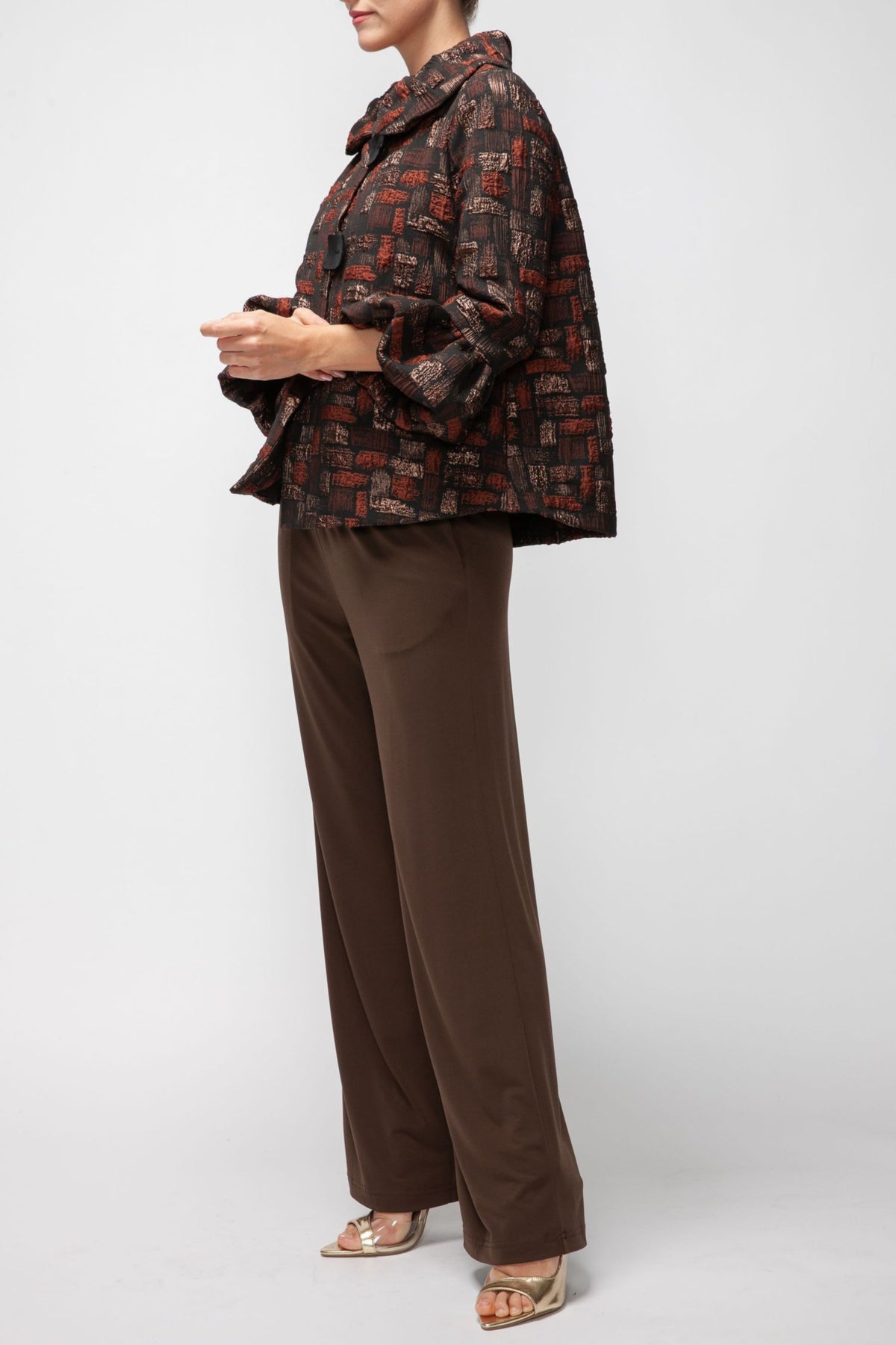 IC COLLECTION Jacket - 7354J - RUST