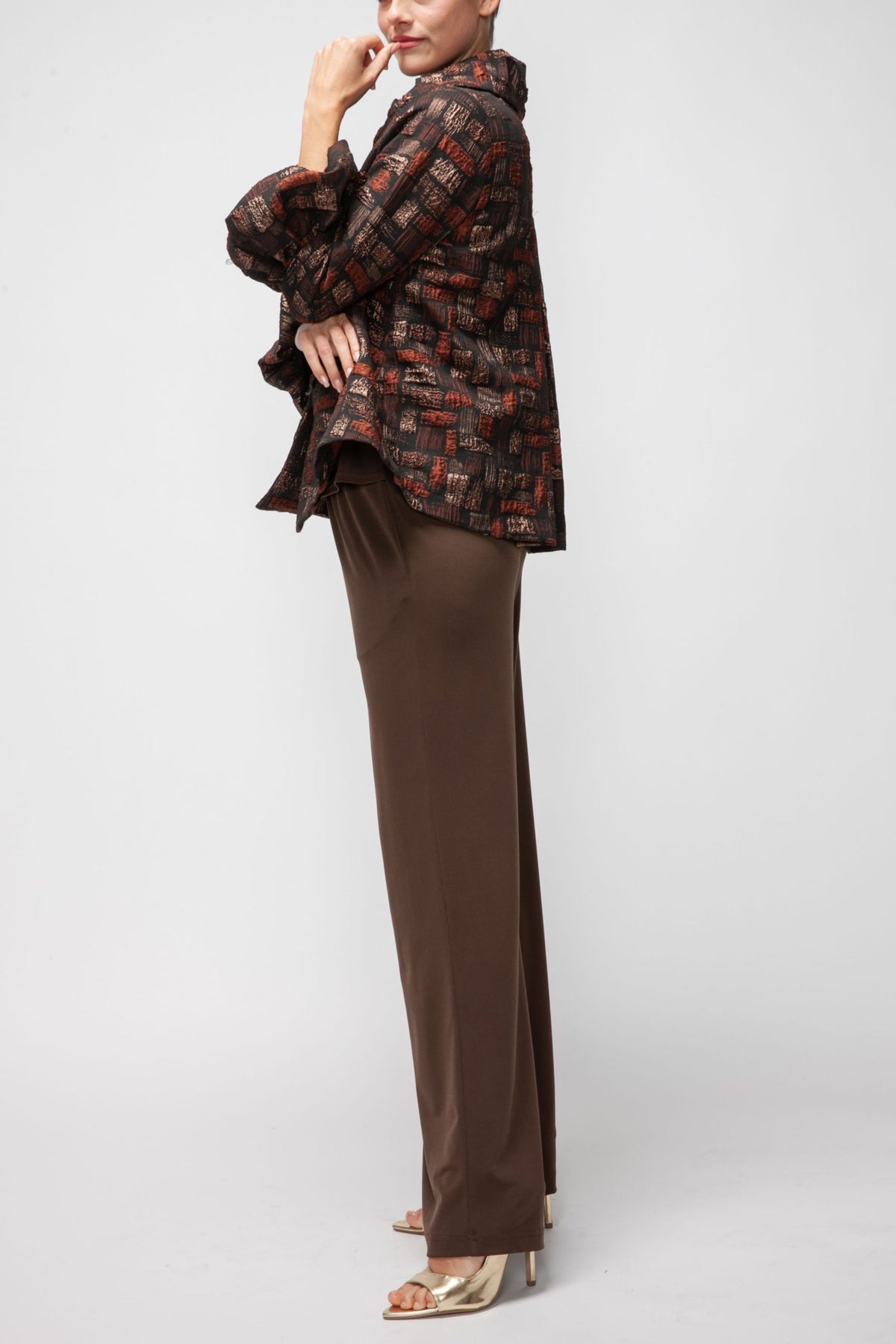 IC COLLECTION Jacket - 7354J - RUST