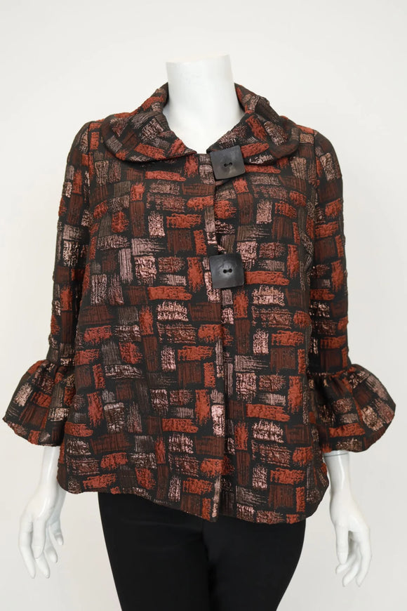 IC COLLECTION Jacket - 7354J - RUST