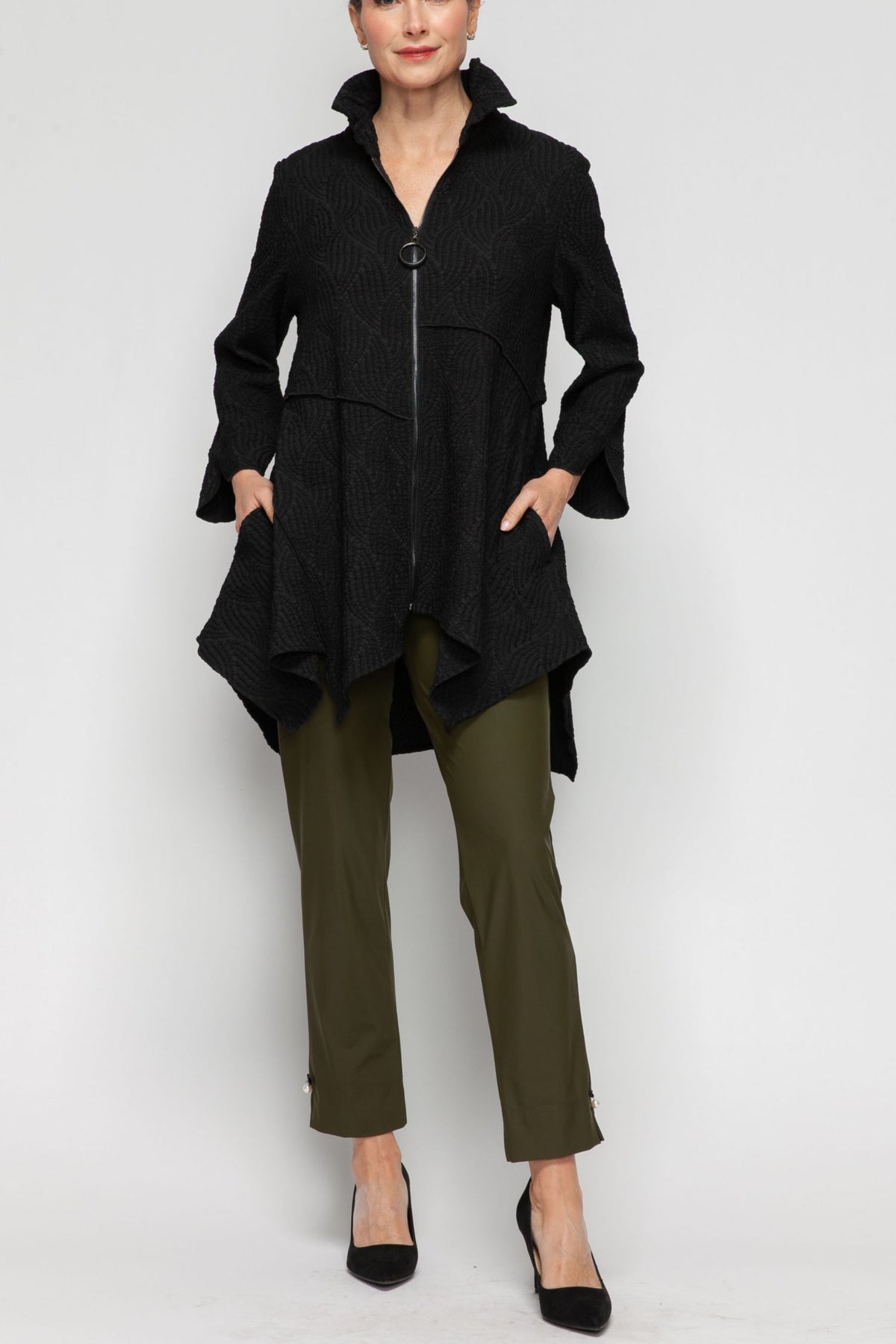 IC COLLECTION Top - 7359T - BLACK