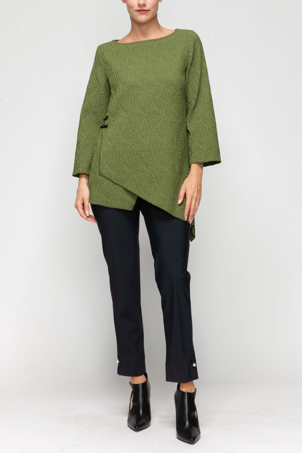 IC COLLECTION Top - 7361T - OLIVE