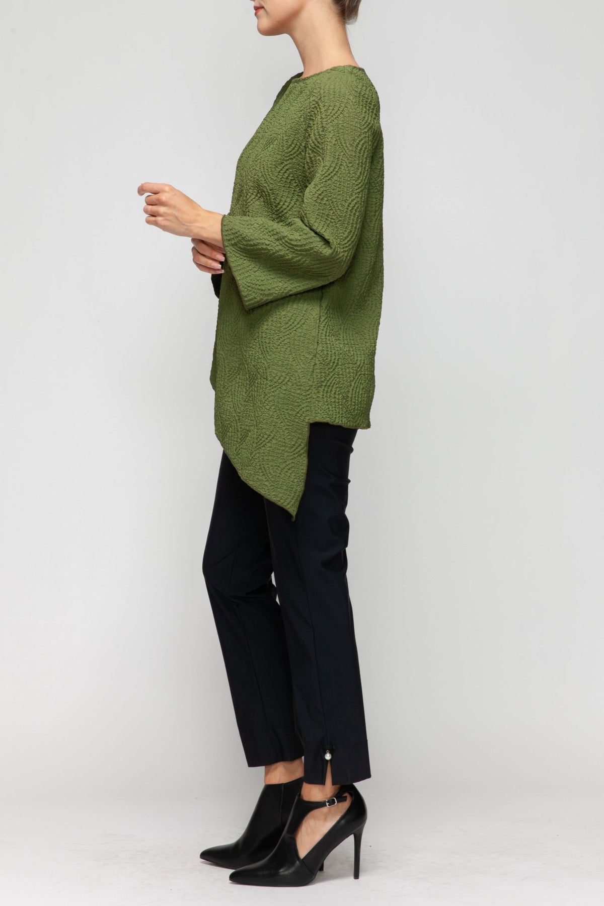 IC COLLECTION Top - 7361T - OLIVE
