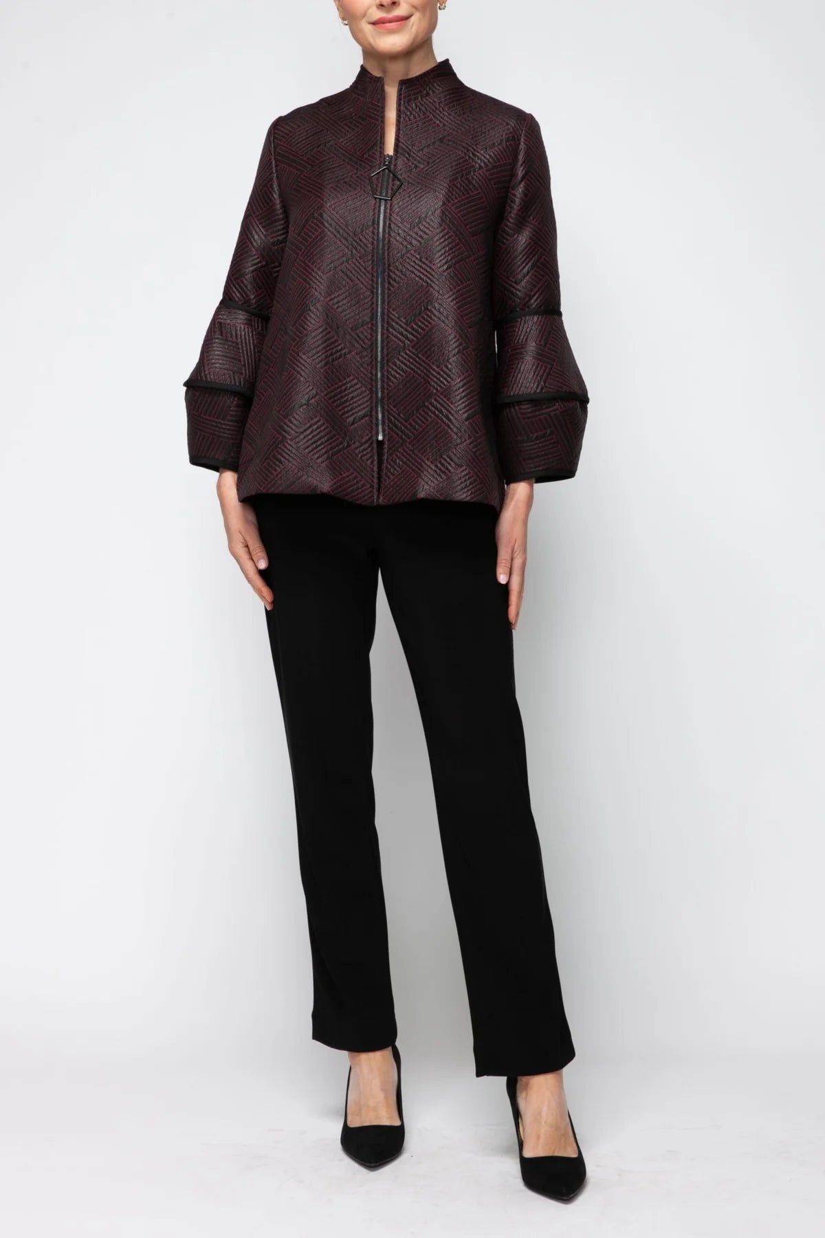 IC COLLECTION Jacket - 7366J - BLACK