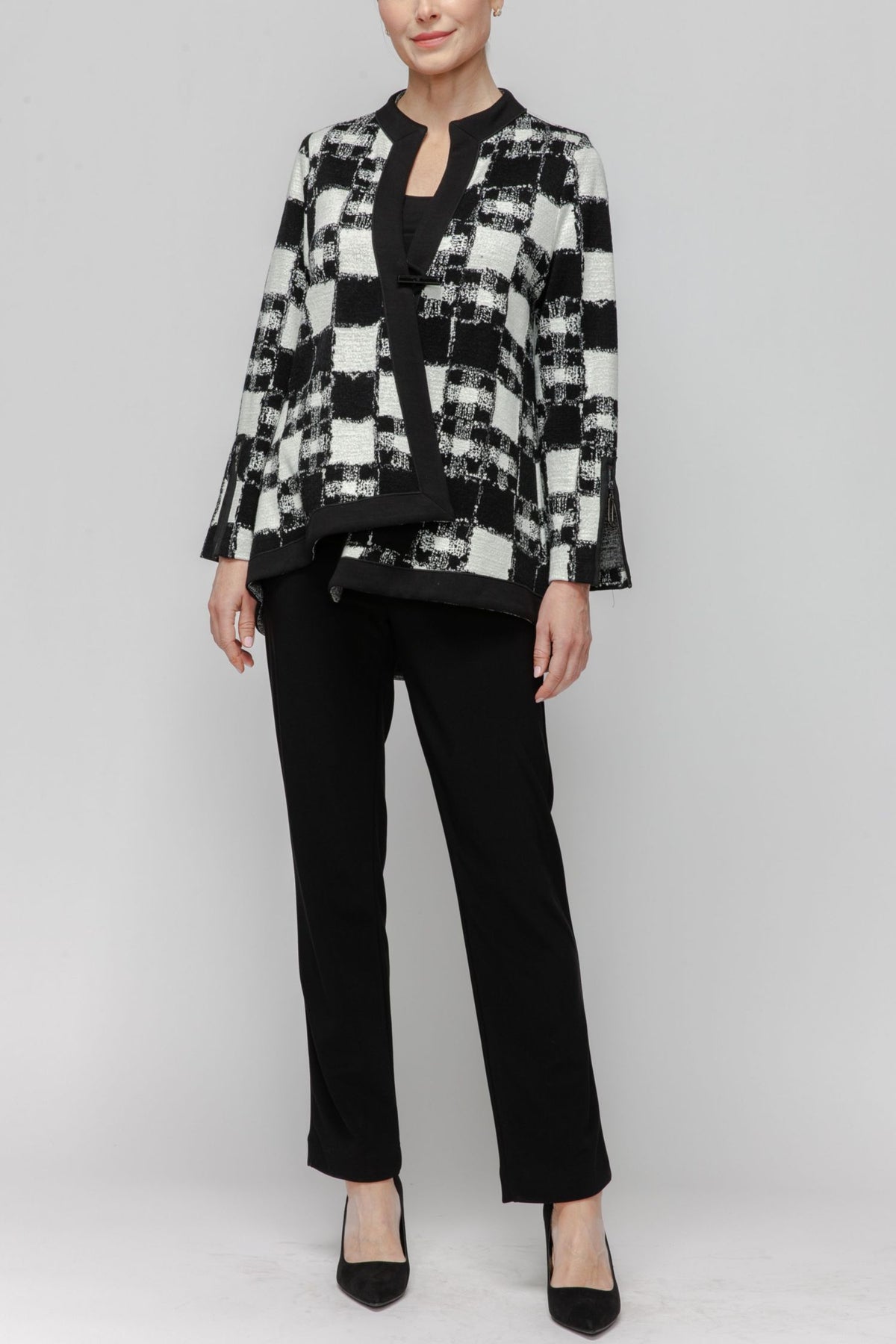 IC COLLECTION Jacket - 7369J - BLACK