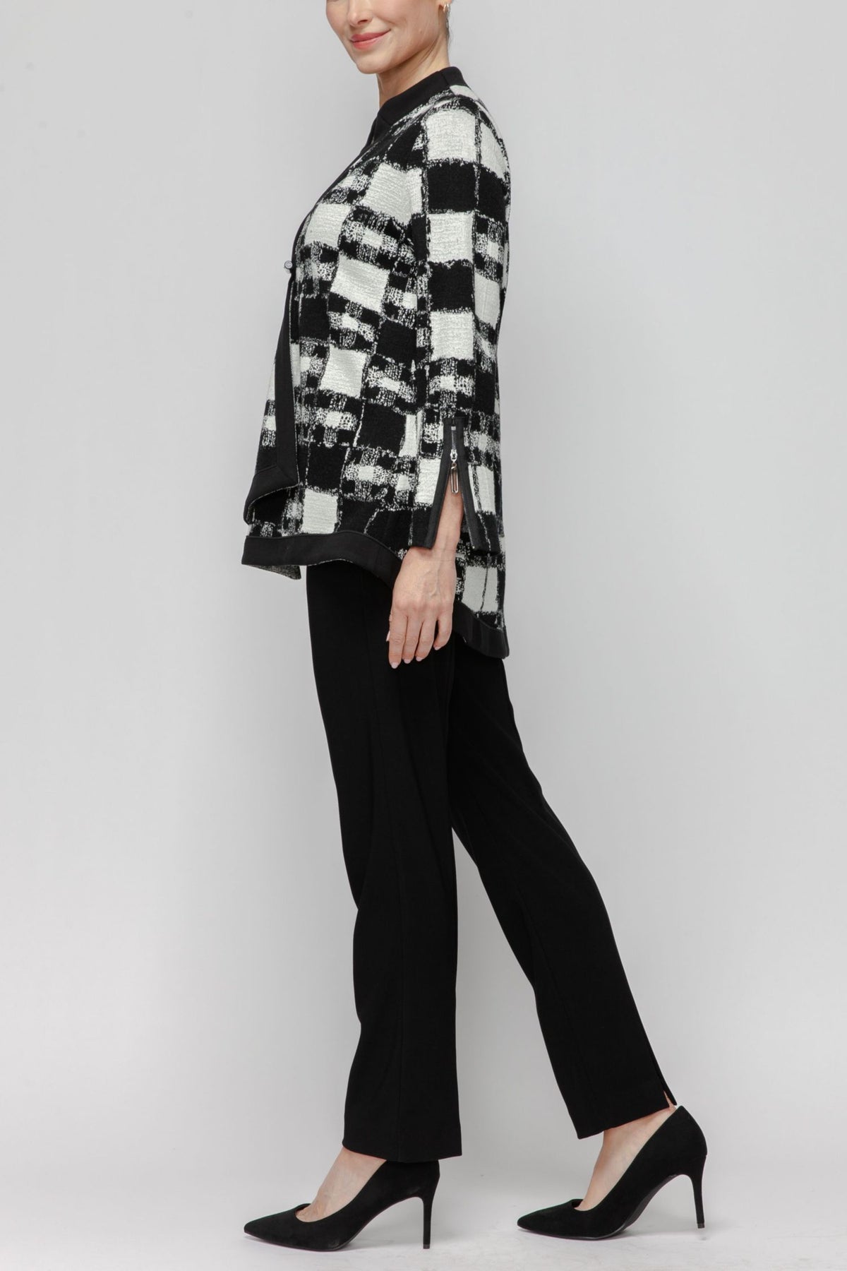IC COLLECTION Jacket - 7369J - BLACK