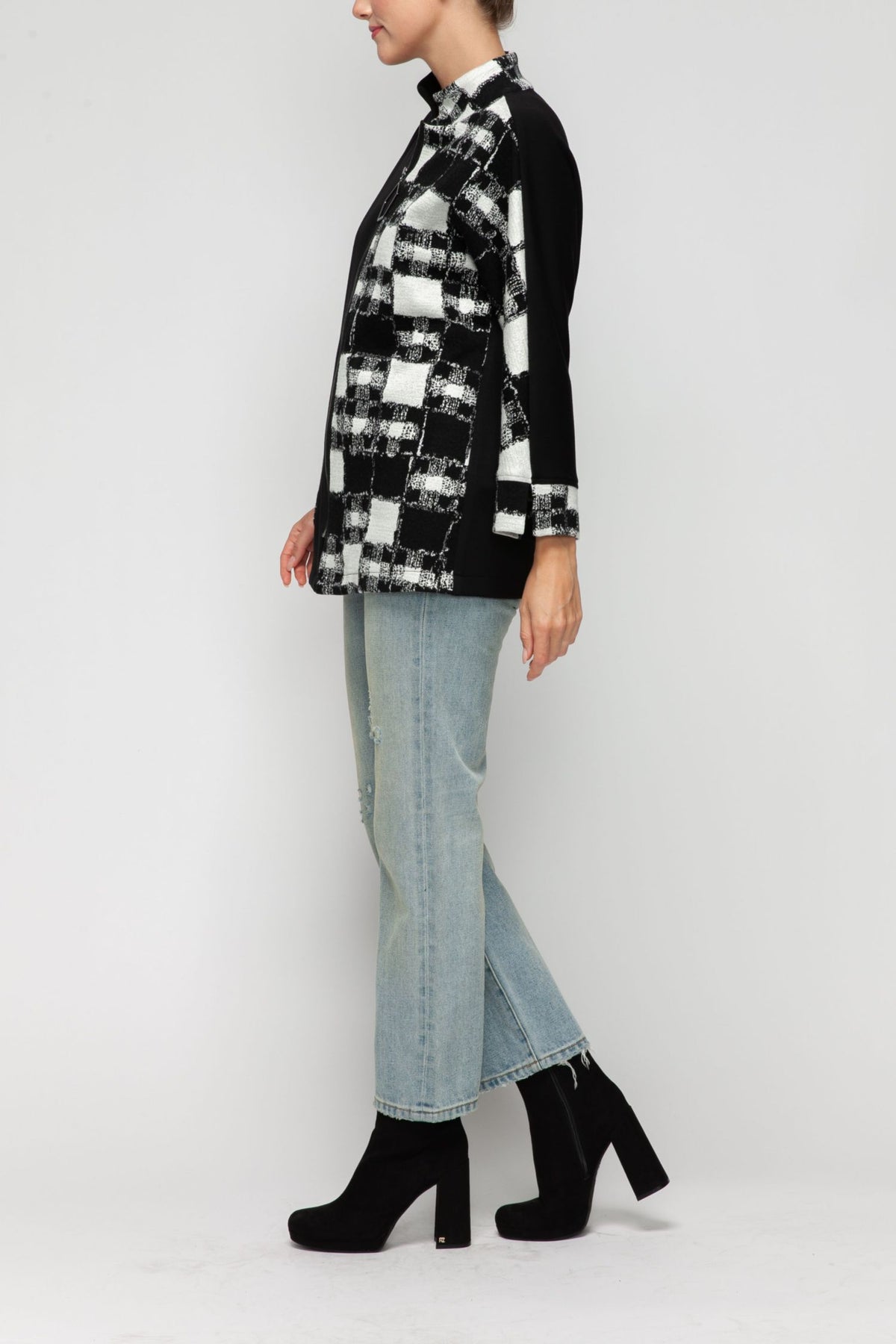 IC COLLECTION Top - 7370T - BLACK