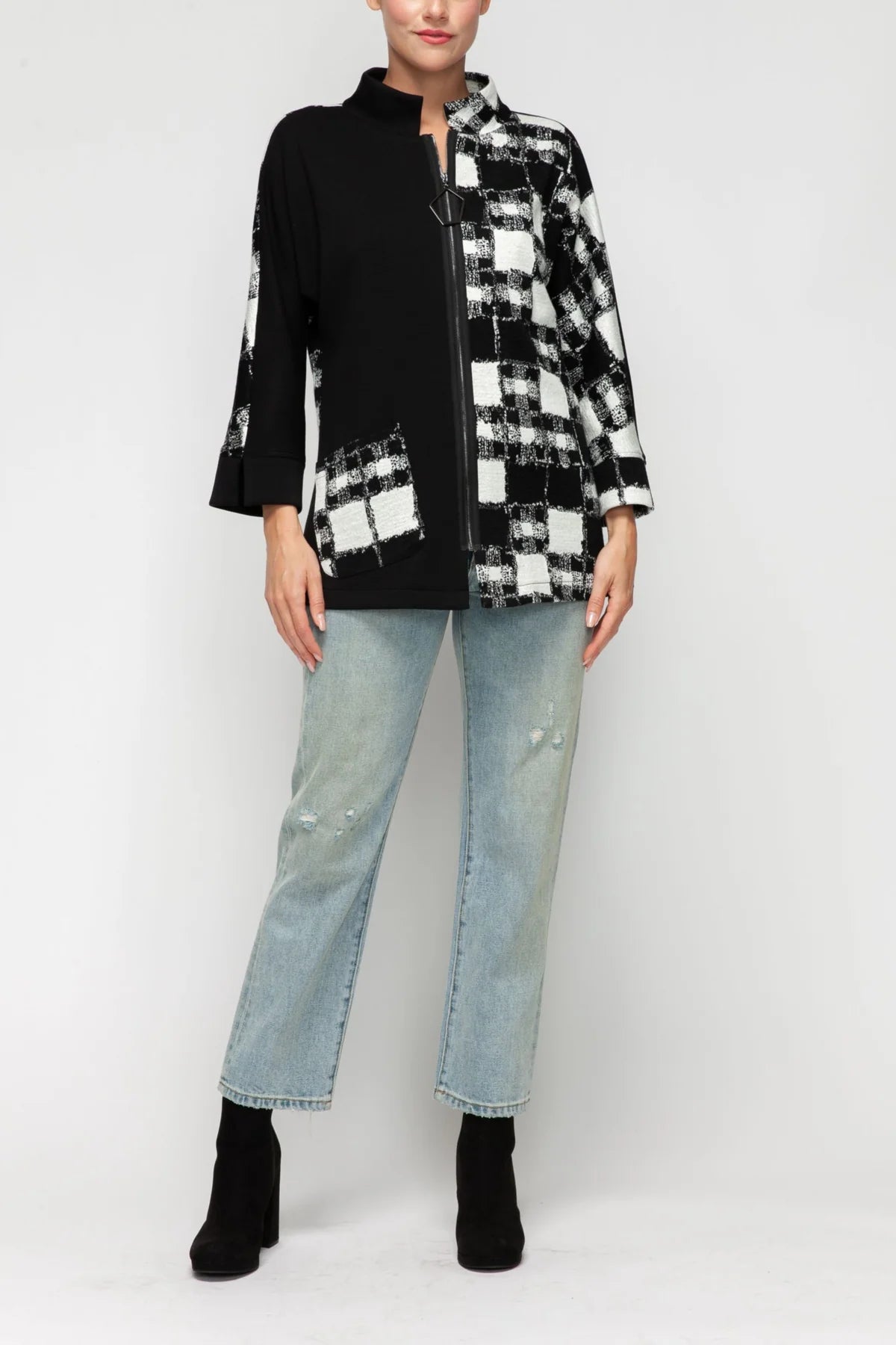 IC COLLECTION Top - 7370T - BLACK