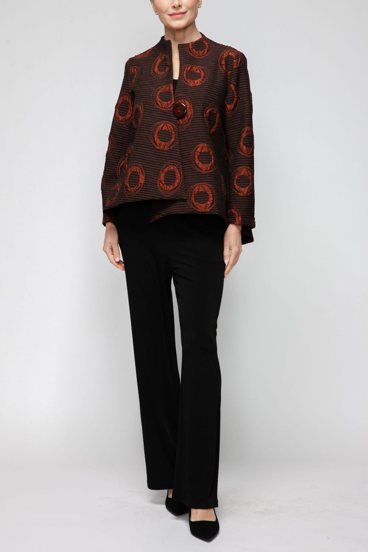 IC COLLECTION Jacket - 7376J - RUST