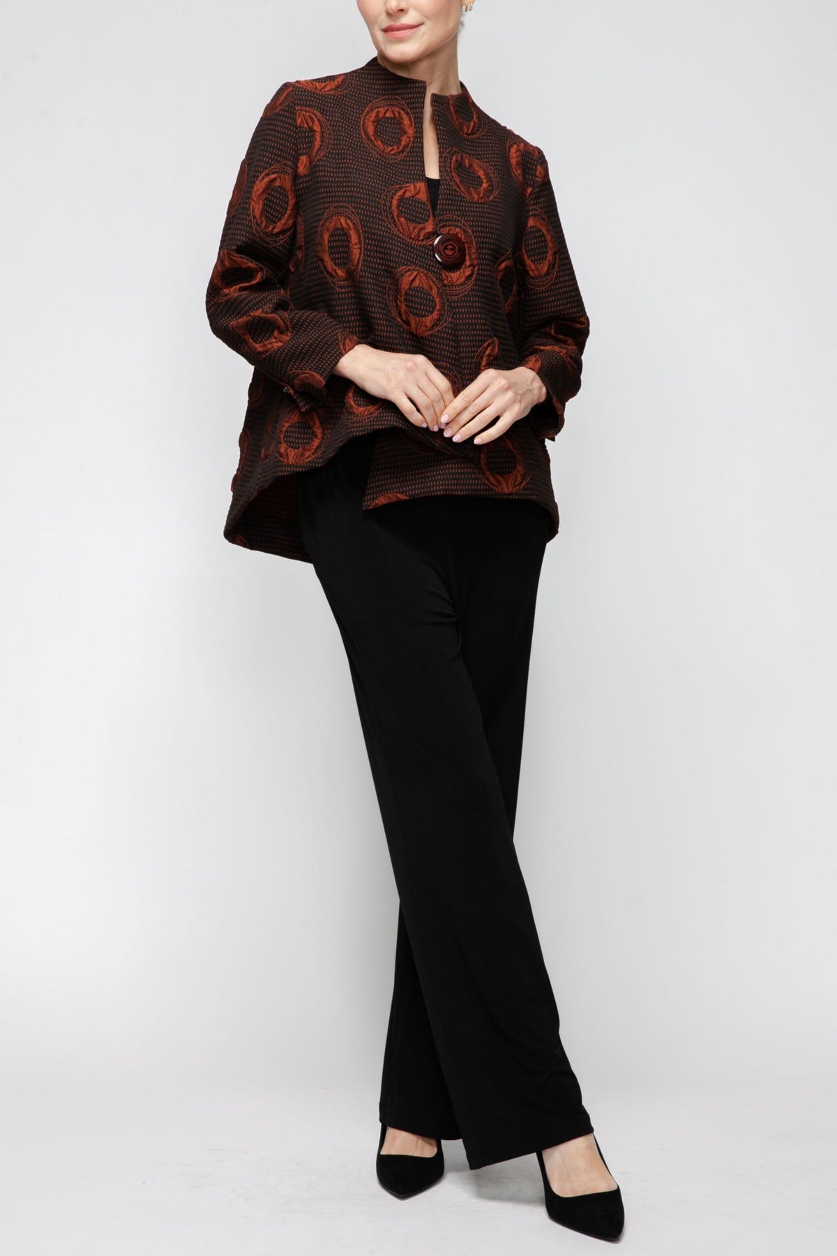 IC COLLECTION Jacket - 7376J - RUST
