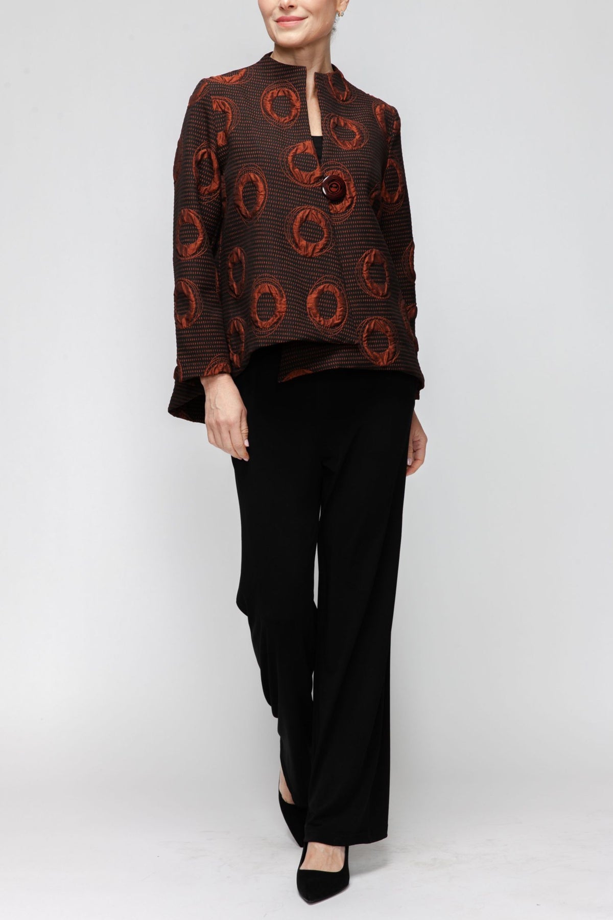 IC COLLECTION Jacket - 7376J - RUST