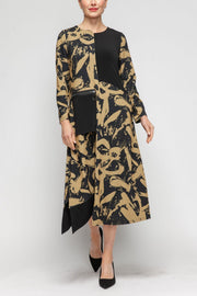 IC COLLECTION Dress - 7382D - GOLD