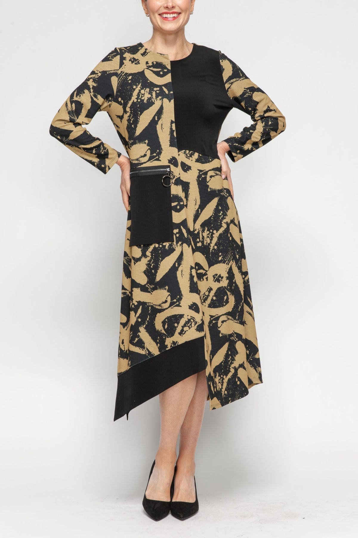 IC COLLECTION Dress - 7382D - GOLD