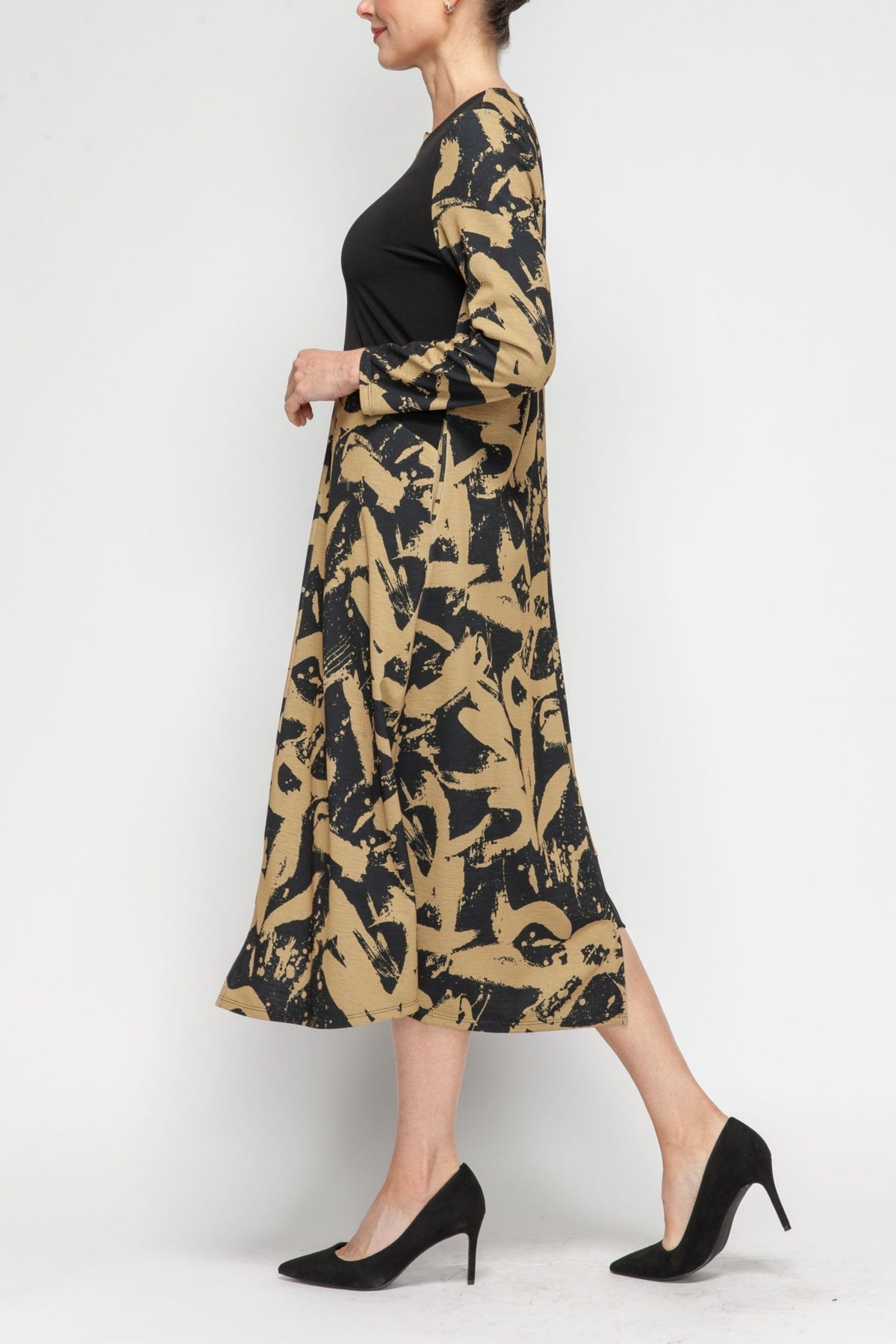 IC COLLECTION Dress - 7382D - GOLD