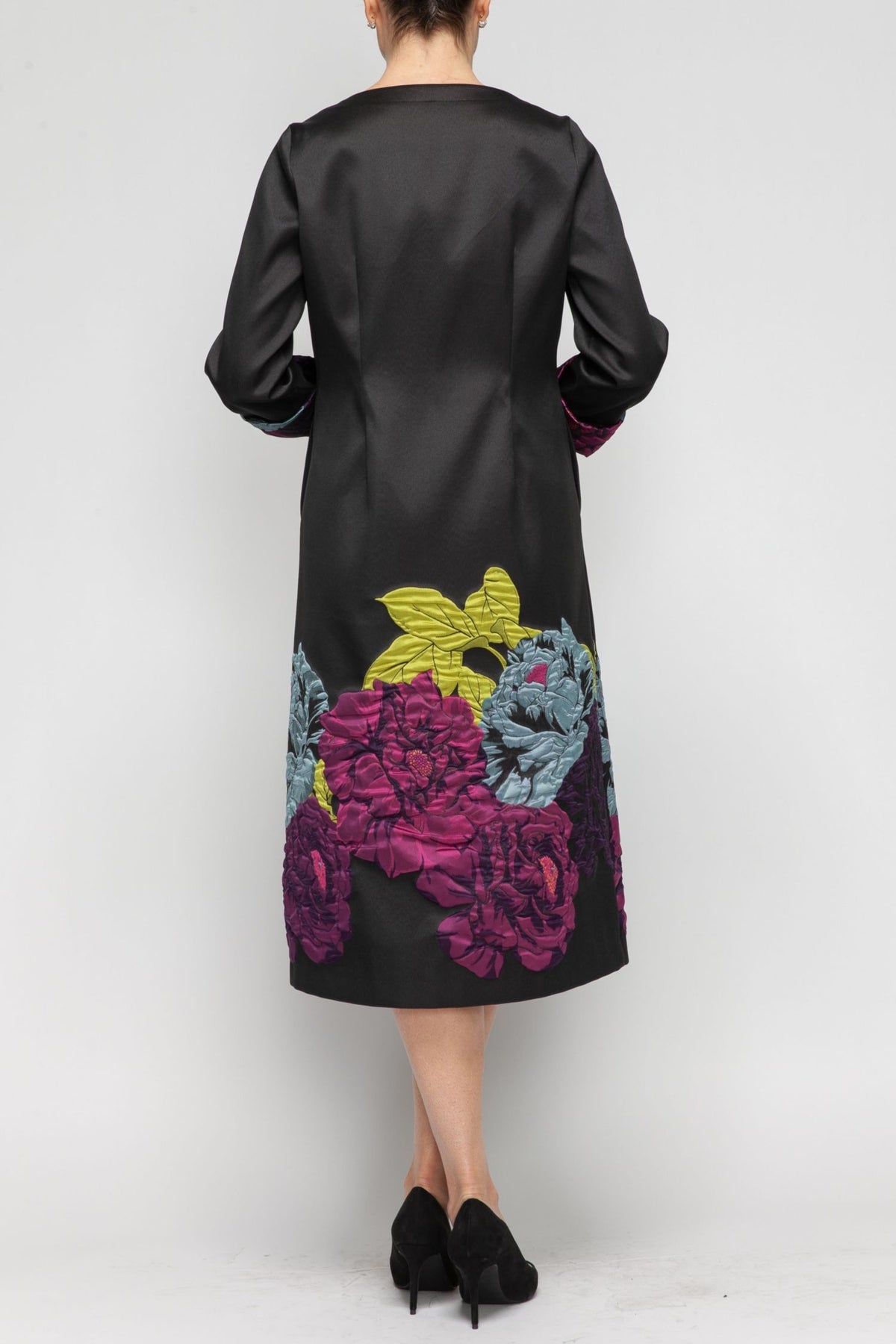 IC COLLECTION Dress - 7384D - BLACK