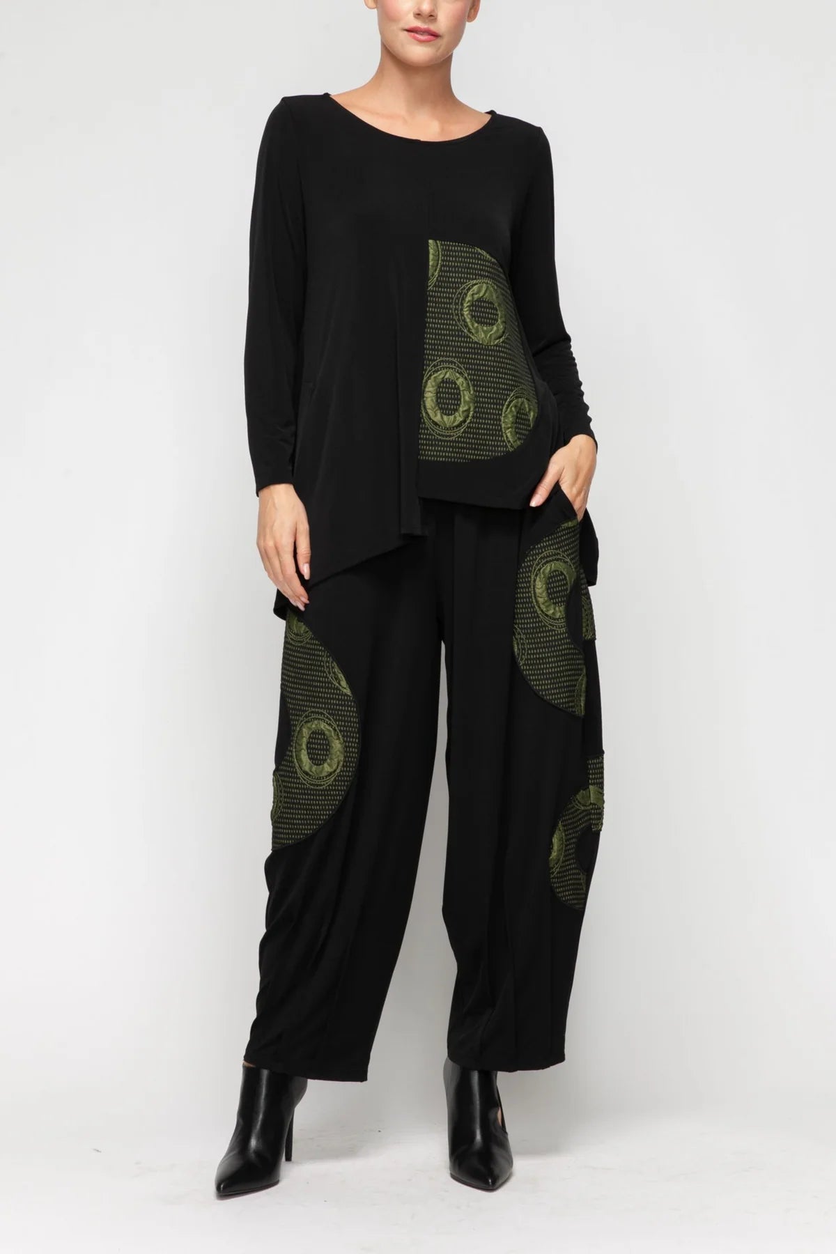 IC COLLECTION Pants - 7389P - GREEN