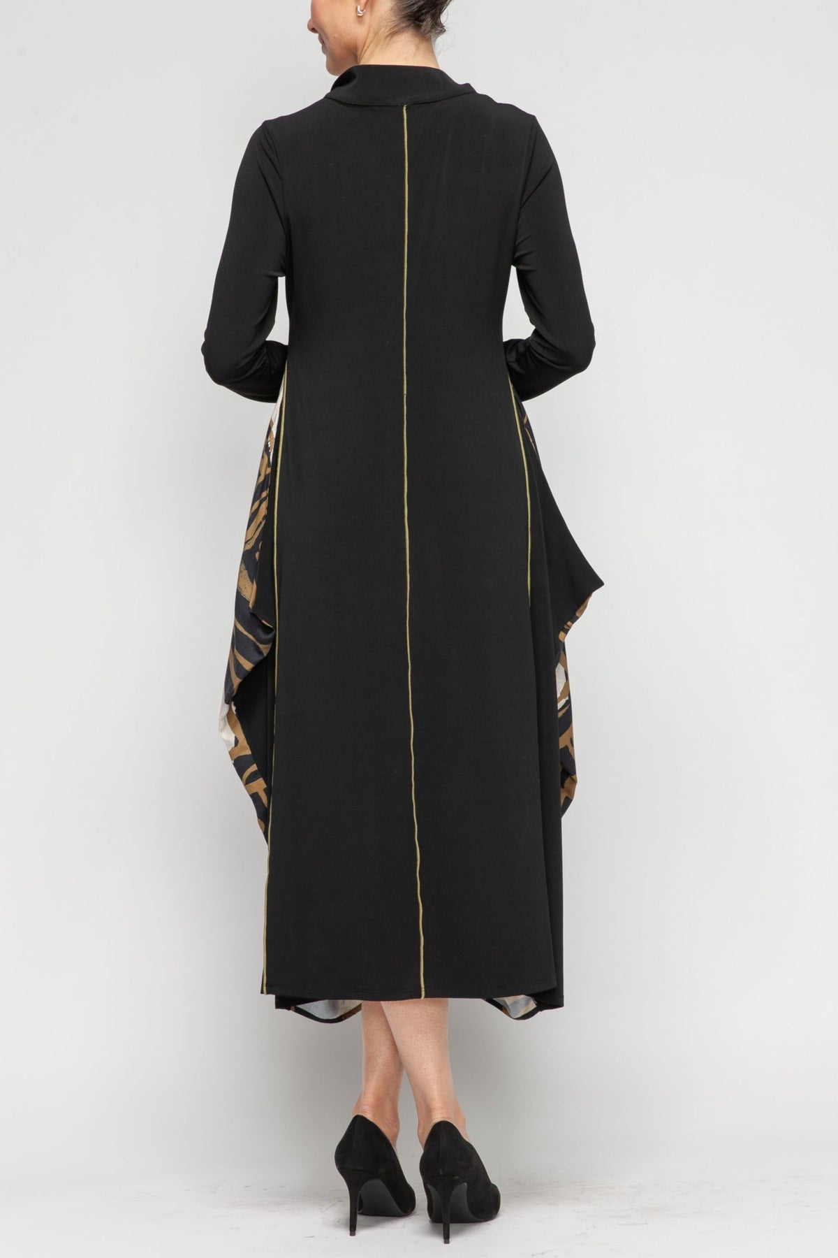 IC COLLECTION Dress - 7387D - OLIVE