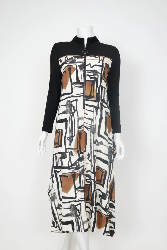 IC COLLECTION Dress - 7387D - IVORY
