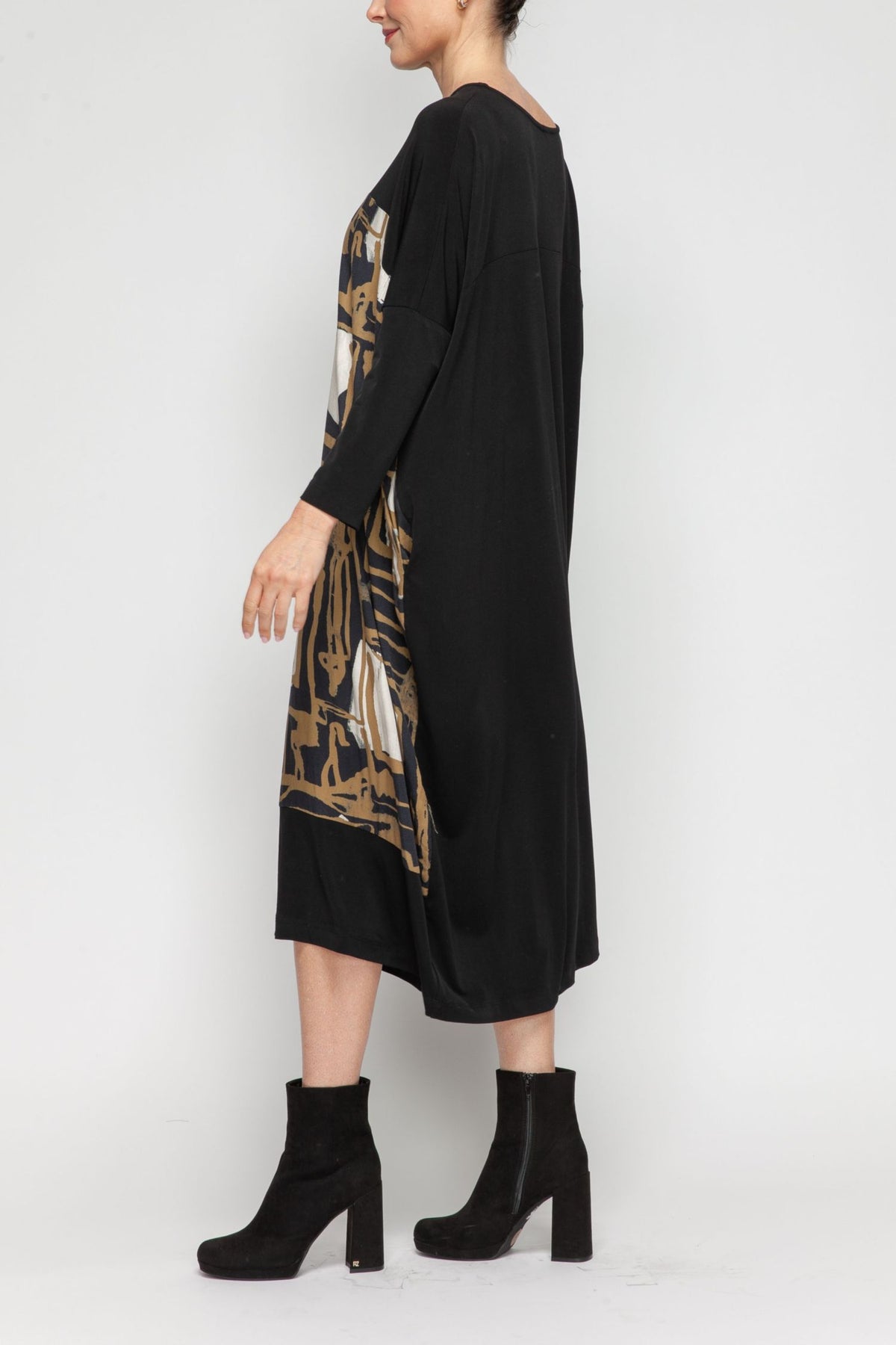 IC COLLECTION Dress - 7388D - OLIVE