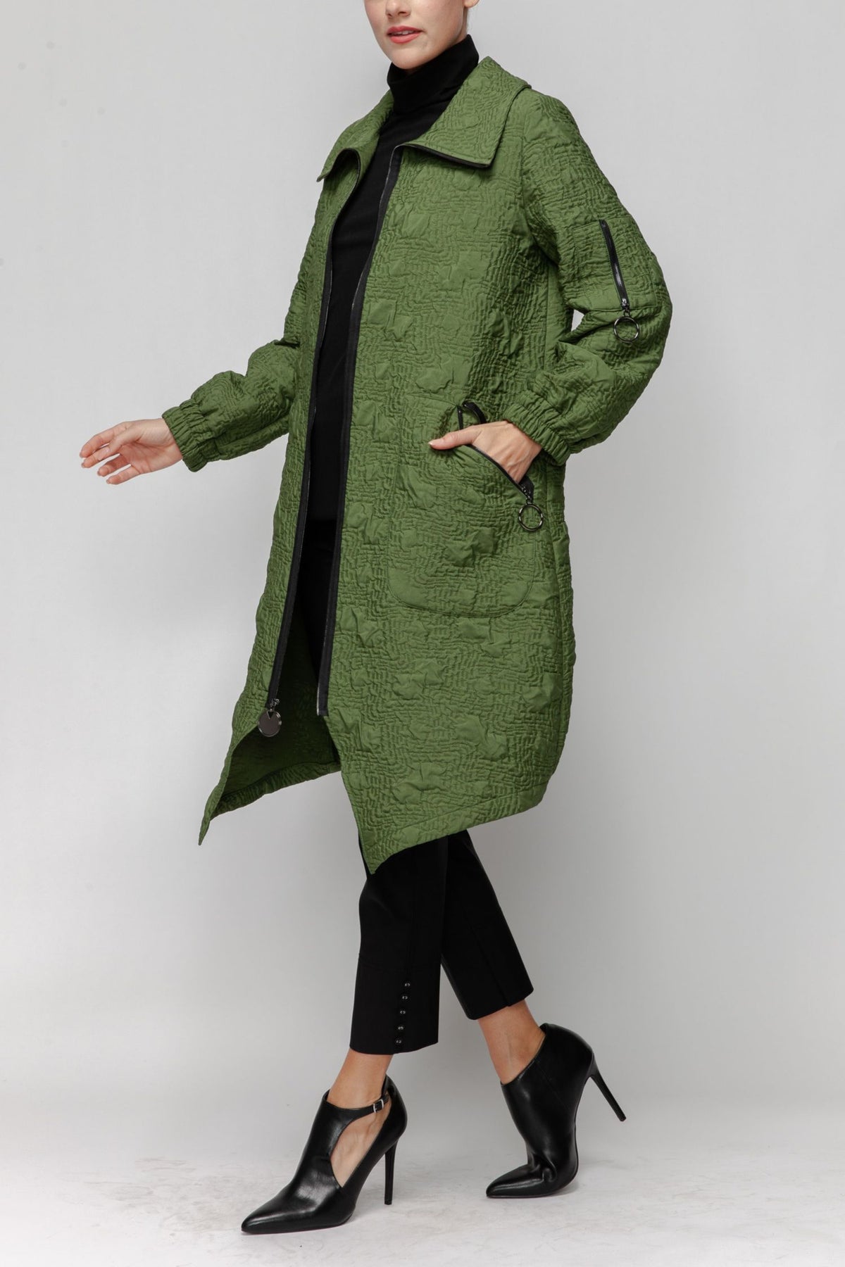 IC COLLECTION Jacket - 7390J - ARMY